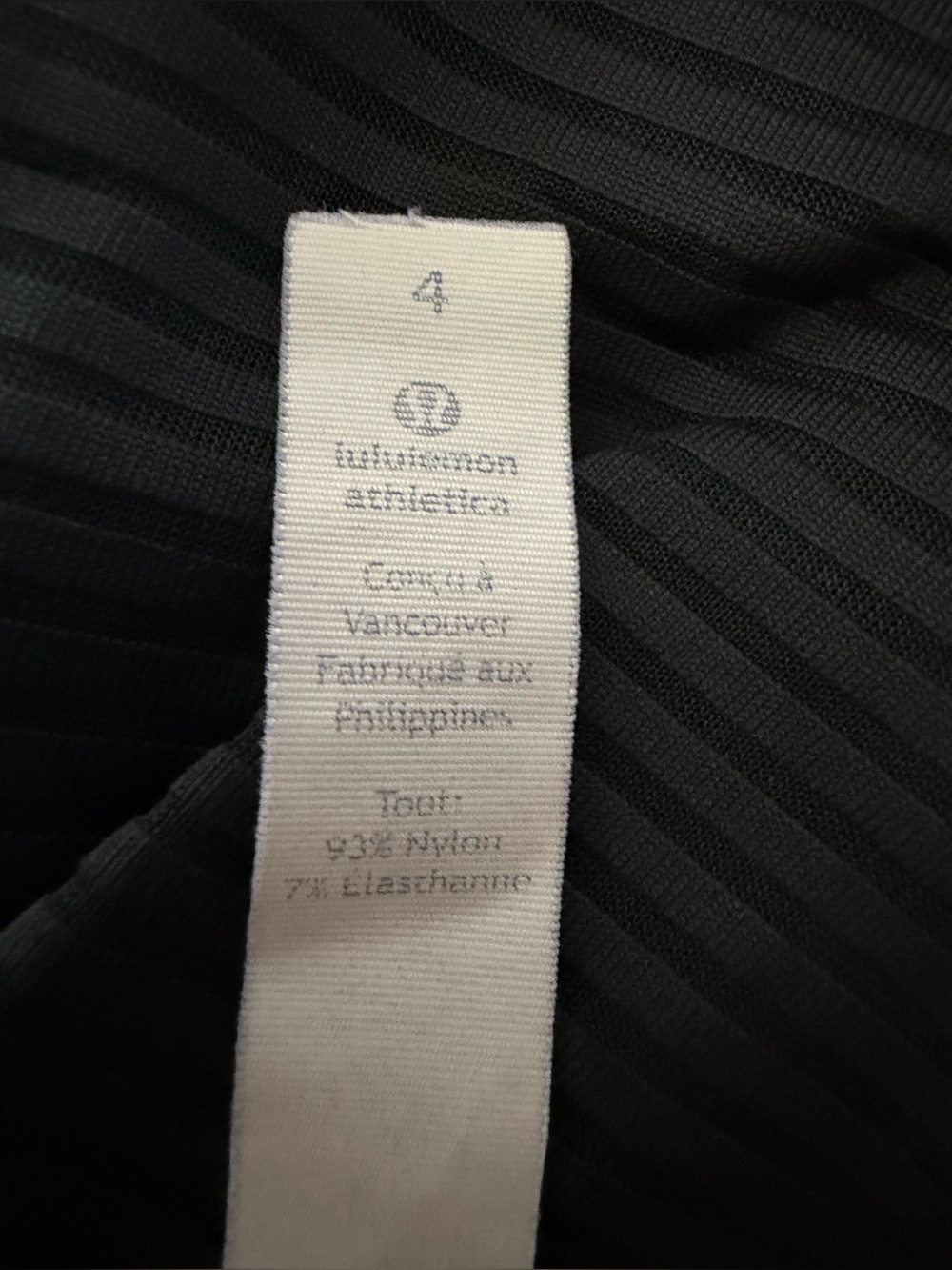 Lululemon Clear and Present Long Sleeve Black Shirt 4 - Picture 6 of 6